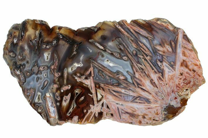 Polished Turkish Stick Agate Slab - Turkey #308006
